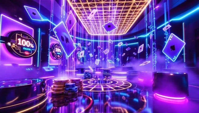 Ilustrasi permainan sportsbook dan kasino online sis4d dengan tema oranye bersemangat